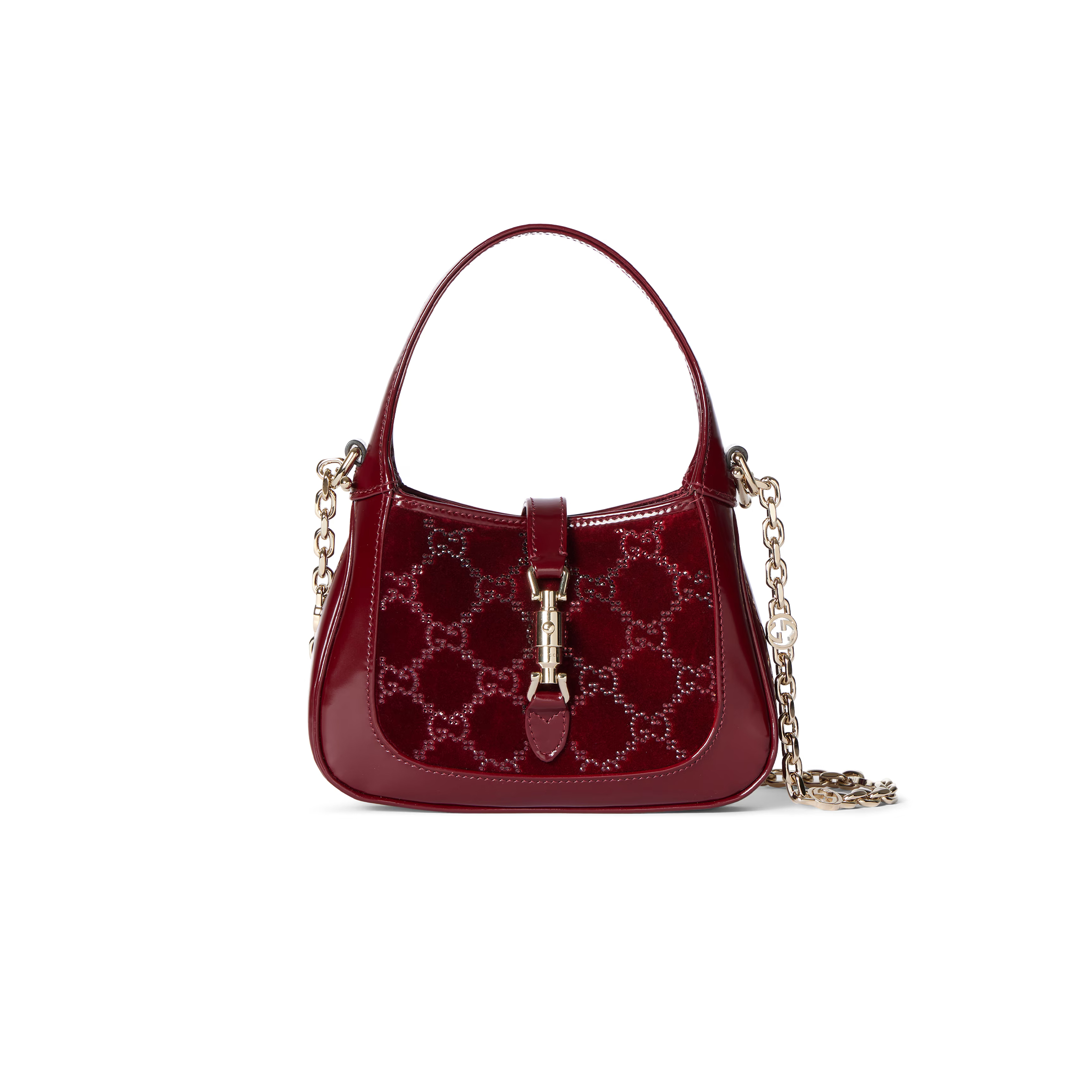 Gvc*1 jackie 1961 crystals mini bag ‎836684 (19*13*3cm)